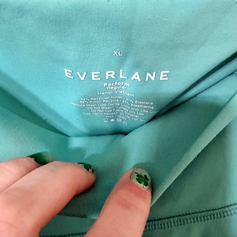 Everlane Teal Performance Leggings - Picture 2 of 2
